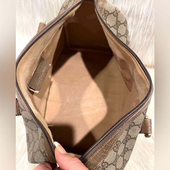 Authenticated Gucci Supreme Web Boston Ophidia Tote Bag Handbag Purse - Picture 11 of 16